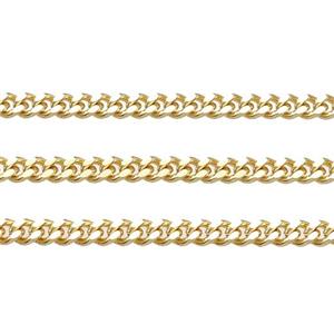 copper chain, gold plated, approx 2.8mm [CHCL681]