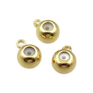 copper hanger bail, unfaded, duck-gold, approx 5mm [FD10941]