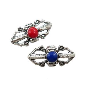 tibetan dorjee charm zinc beads, mix, approx 9-20mm [FD11159]