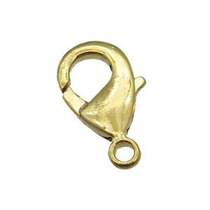 Alloy Lobster Clasp, gold plated, approx 10-18mm [FD11250]