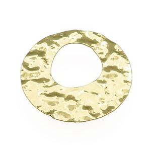 copper GoGo pendant, unfade, gold plated, approx 50mm [FD11330]