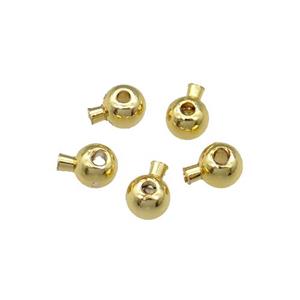 copper BeadStopper, unfade, gold plated, approx 3mm [FD11583]