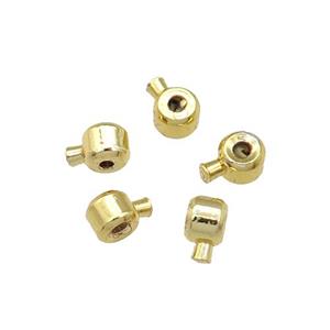 copper BeadStopper, unfade, gold plated, approx 3mm [FD11585]