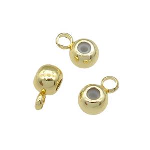 copper Hanger Bail, unfade, gold plated, approx 5mm [FD11588-5MM]