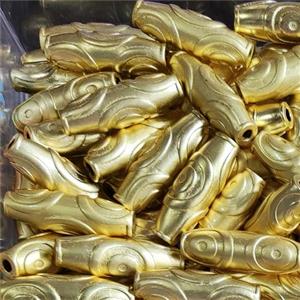 Copper Rice Beads Duck Gold, approx 9-27mm [FD11664]