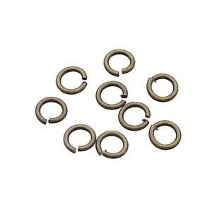Copper Jump Ring Unfade Antique Bronze, approx 8mm dia [FD12141-8MM]
