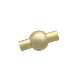 Copper Magnetic Clasp Unfade Gold Plated, approx 8mm, 2.5mm hole [FD12345]