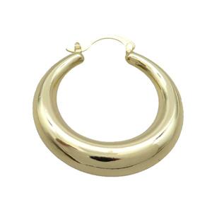 Copper Latchback Earring Gold Plated, approx 38mm [FD12470]