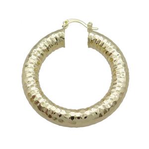 Copper Latchback Earring Gold Plated, approx 40mm [FD12510]