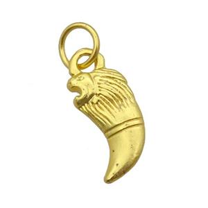 Copper Panther Pendant Gold Plated, approx 7-14mm [FD12608]