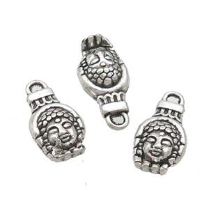 Tibetan Style Buddha Pendant Zinc Antique Silver, approx 8.5-17mm [FD12950]