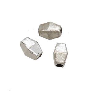 Tibetan Style Zinc Rice Beads Antique Silver, approx 3.5-6mm [FD12991]