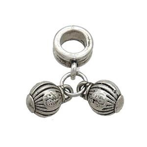 Tibetan Style Zinc Chrams Pendant Antique Silver, approx 6mm, 8mm [FD13012]