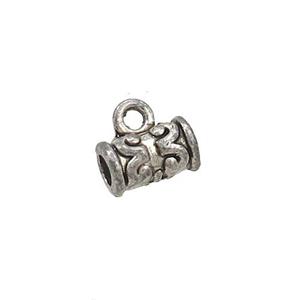 Tibetan Style Zinc Hanger Bail Antique Silver, approx 4.5-7.5mm, 2.5mm hole [FD13015]
