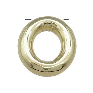 Copper Letter O Pendant Gold Plated, approx 15-21mm [FD13078]