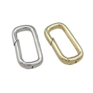 Copper Carabiner Clasp Mixed, approx 10-20mm [FD13126]