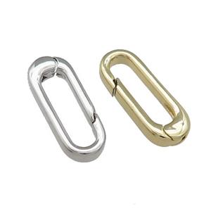 Copper Carabiner Clasp Mixed, approx 7-18.5mm [FD13132]