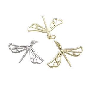 Copper Dragonfly Pendant Charms Mixed, approx 17-27mm [FD14033]