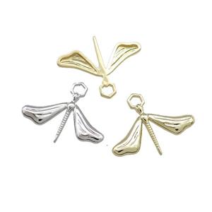 Copper Dragonfly Pendant Charms Mixed, approx 17-27mm [FD14036]