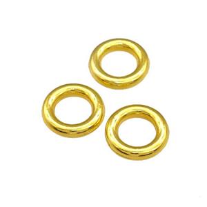 Alloy Jump Rings Circle Gold Plated, approx 12mm [FD14773]