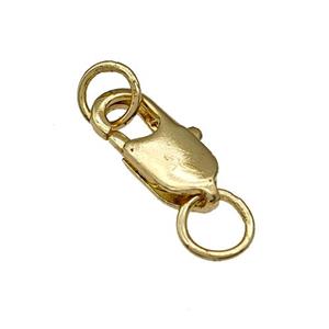 Copper Clasp 14K Gold Plated, approx 5-14mm [FD14950]