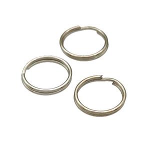 Iron Jump Ring Platinum Plated, approx 15mm [FD14954]