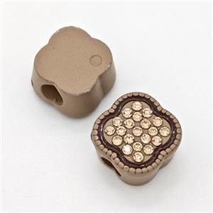 Resin Beads Micro Pave Rhinestone Large Hole, approx 14mm, 3mm hole [FD15975]