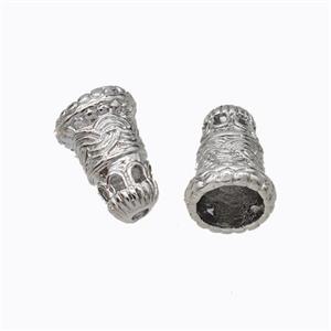 Copper Bail For Tassel Platinum Plated, approx 9-13mm [FD17502]