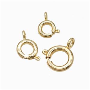 Copper Clasp Lt.gold Plated, approx 5mm [FD17787-5MM]
