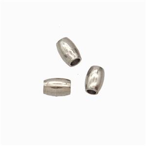 Copper Rice Beads Platinum Plated, approx 2.5-4mm [FD17872]