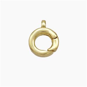 Copper Clasp Bail Gold Plated, approx 10mm [FD19145]