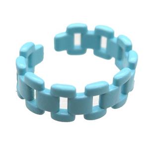 copper rings with lacquered, approx 7mm, 18mm dia [FN22686]