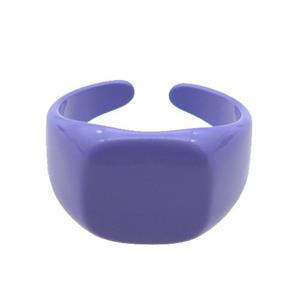 copper Ring with lavender fire Lacquered, approx 12mm, 18mm dia [FN24831]