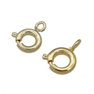 copper Clasp, gold plated, approx 5.5mm dia [FN25675-S]