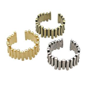 copper Ring, mixed, approx 10mm, 18mm dia [FN27237]