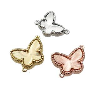 copper Butterfly connector, mixed, approx 11-14mm [FN28700-L]