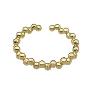 copper Ring gold plated, approx 18mm dia [FN30552]