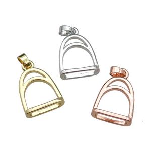 copper cage pendant mixed, approx 17-20mm [FN30662]