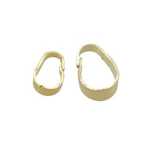 Copper Bail 18K Gold Plated, approx 6x9mm [FN31869-L]