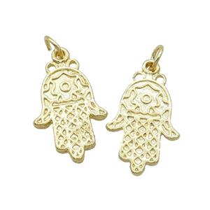 Alloy Hamsahand Pendant 18K Gold Plated, approx 13-18mm [FN31919]