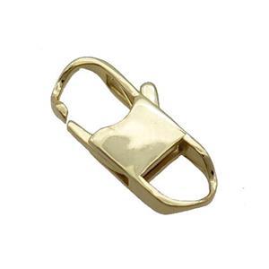 Copper Lobster Clasp Gold Plated, approx 12.5-26mm [FN33343]