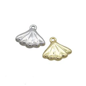 Copper Pendant Shell-Shape Mixed, approx 8mm [FN36350]