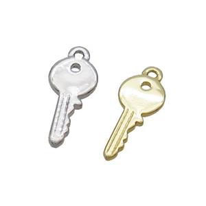 Copper Key Charm Pendant Mixed, approx 4.5-10mm [FN36359]
