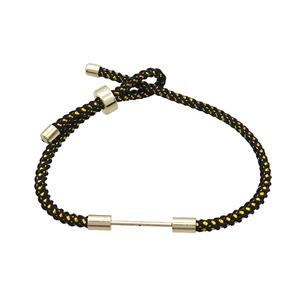 Nylon Bracelet Black, approx 3mm [FN36581]