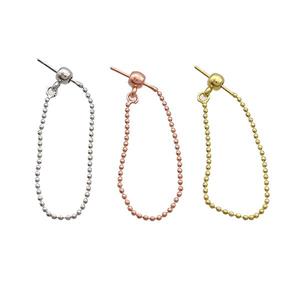 Copper Wire Earrings Mixed, approx 1mm, 80mm length [FN37111]