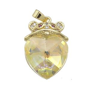 Copper Mouse Pendant Pave Crystal Glass Zircon Gold Plated, approx 18mm, 18-25mm [FN38316]