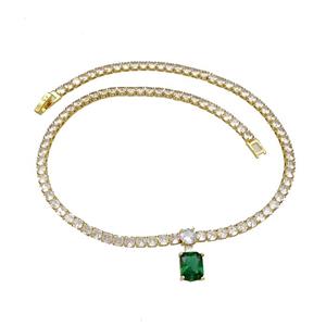 Copper Bracelets Micro Pave Zirconia Gold Plated, approx 8-10mm, 4mm, 38cm length [FN40609]
