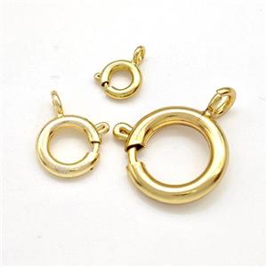 Copper Clasp Gold Plated, approx 14mm [FN41891-14MM]