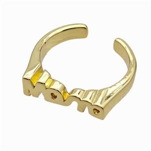 Copper Rings Gold Plated, approx 5-19mm, 18mm dia [FN42687]