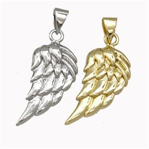 Copper Angel Wings Pendant Mixed, approx 11-20mm [FN43153]